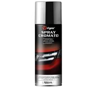 D-GEAR Peinture en aérosol Chrome 400 ml | Effet miroir semi-brillant | Résistant Extérieur/Intérieur | Pour Métal et Plastique ABS
