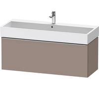 D-Neo Duravit Meuble sous-lavabo suspendu, 1184x440x442mm, 1 tiroir, avec poignée acier inox brossé, DE4275070430000