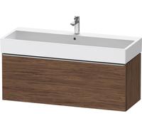 D-Neo Duravit Meuble sous-lavabo suspendu, 1184x440x442mm, 1 tiroir, avec poignée acier inox brossé, DE4275070210000