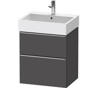 Duravit Duravit Meuble sous-lavabo D-Neo 58,4x44,2cm, ES chêne/gris m, 1 porte, 1 tiroir Quantité:1