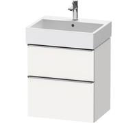 D-Neo Duravit Meuble sous-lavabo suspendu, 584x625x442mm, 1 tiroir, avec poignée acier inox brossé, DE4371070180000