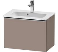 D-Neo Duravit Meuble sous-lavabo suspendu, 610x440x372mm, 1 tiroir, avec poignée acier inox brossé, DE4268070430000
