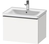 D-Neo Duravit Meuble sous-lavabo suspendu, 634x440x452mm, 1 tiroir, avec poignée acier inox brossé, DE4254070180000