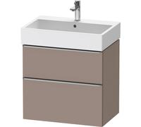 D-Neo Duravit Meuble sous-lavabo suspendu, 684x625x442mm, 1 tiroir, avec poignée acier inox brossé, DE4372070430000