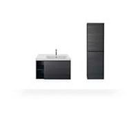 Duravit D-Neo meuble sous-vasque DE425701616 78,4 x 45,2 cm, chêne noir, 2000 , coulissant match1, élément étagère sur le côté