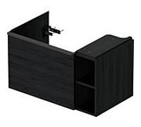 Duravit -vasque match0 D-Neo DE425801616 78,4 x 45,2 cm, chêne noir, 2000 coulissant match1, élément étagère sur le côté