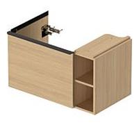 D-Neo Duravit vasque DE425803030 78,4 x 45,2 cm, chêne naturel, mural, 2000 , élément étagère sur le côté