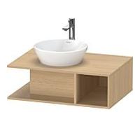 D-Neo Duravit vasque DE492803030 80 x 55 cm, chêne naturel, 2000 , compartiment 2000 , plaque console match2