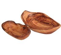 D.O.M. Bol ovale en bois d'olivier rustique 15-17 cm