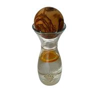 D.O.M. Bouchon en forme de boule Ø 8 cm en bois d'olivier pour carafes ou verres