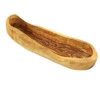 D.O.M.® Coupe à pain rustique env. 30 cm en bois d'olivier