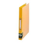 D.RECT | 2200 Lot de Classeurs à Anneaux en Polypropylène | Couverture en Plastique | Polypropylène - A4 - Dos de 35 mm | 2 anneaux | Jaune transparent