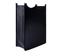 D.RECT 6 pcs. Boîte à Cahiers A4 pour Cartable, Ouverte sur le Dessus - Boîte à Cahiers pour Enfants en Plastique pour Cahiers D'école, Livres et Documents, Dossier Solide pour le Sac, Noir