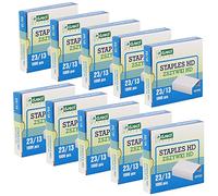 D.RECT Agrafes 23/13 | Agrafes pour agrafeuses de bureau | Lot de 10 000 pièces | 10 x 1000 pièces