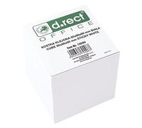 D.RECT Bloc-notes - 90 x 90 x 90 mm - Environ 850 feuilles - Encollées sur la tête - Blanc