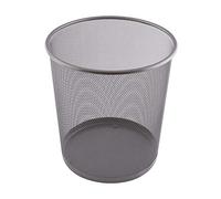 D.RECT Corbeille à Papier en Treillis Métallique | Poubelle de Bureau Poubelle à Papier | Parfait pour la Maison, le Bureau ou L'école | 266 x 218 x 280 mm, 12 L | Argent