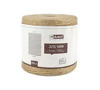 D.RECT - Ficelle en Jute Corde 2mm, 250m | Corde en Jute Naturel | Jute Corde de pour l'emballage Cadeau | Arts Créatifs DIY Cadeau décoration
