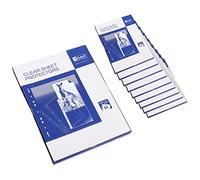 D.RECT - Lot de 1000 pochettes perforées 40 µm/micron, épaisseur : 0,04 mm, format A4, transparent