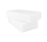 D.RECT - Lot de 2 gommes à saleté XXL, éponge de mélanine, éponge Miracle, éponge de Nettoyage, éponge Magique pour la Cuisine, la Maison, Taille : 11,8 x 6 cm, Blanc