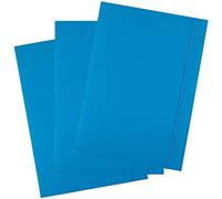 D.RECT Lot de 25 chemises en carton avec élastique - 300 g - Bleu