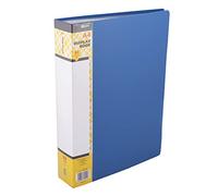 D.RECT Lot de 80 Porte-Documents en Polypropylène | 80 Chemises à Haute Transparence | Etiquette pour Décrire le Contenu sur la Colonne Vertébrale | A4 | Couleur : Bleu