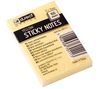 D.RECT Notes autocollantes 51 x 75 mm - 100 feuilles - Jaune
