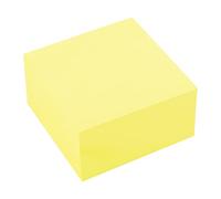 D.RECT | Notes Autocollantes | Ensemble de 1 Pièces | 51x51mm | Notes Repositionnables | 1x400 un Bloc de Feuilles | Fournitures de Bureau | Couleur Jaune