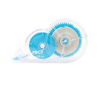 D.RECT - Rouleau correcteur | avec capuchon de protection | Forme de souris | pour l'école et le bureau | Efficace et précis - 5 mm x 30 m