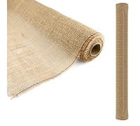 D.RECT Toile de Jute Rouleau Brun 100x500cm - Ruban Jute Naturel pour la Fleuristerie et la Décoration - Rouleau Toile de Jute Les Emballages Cadeaux