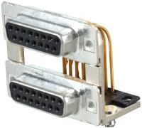 D-SUB DP 30 BUBU - Prise femelle D-SUB double 2 x 15P