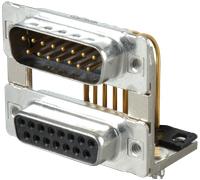D-SUB DP 30 STBU - Fiche mâle D-SUB + prise femelle 2 x 15P