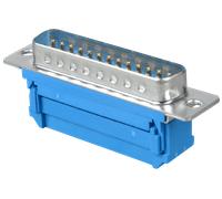 D-SUB ST 25FB - Connecteur D-SUB mâle, 25 pôles, câble plat, sans isolateur