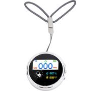 D?tecteur de co portable r?sistant ? l'eau 1000mAh mini testeur de couteaux rechargeable pour voiture - camping-car - voyage camping tente chambre d'h?tel bateau maison v?hicule blanc ?