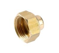 D12005B Raccord laiton union 2 pièces Ø14 mm écrou-femelle à joint plat