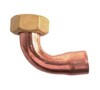 D12209B Raccord coudé 90° 2 pièces écrou prisonnier F20x27 Ø18