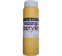 Daler Rowney Peinture acrylique Graduate Jaune de Naples 500 ml