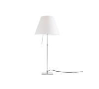 D13 Costanza lampe de table réglable en hauteur avec variateur sensoriel version complète pied en aluminium et diffuseur blanc Luceplan - 8033433845087