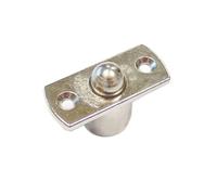 D25 LB4100 Loqueteau à bille surface-mounted laiton nickel/chrome