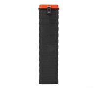 D350 Tube de stockage d'électrode de soudage, capacité de 4 kg, conteneur de tige pour tiges de 30 à 35 cm, seau vertical en polypropylène ABS (capuchon orange)
