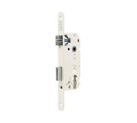 D4500/GD_POUR PROFIL EURO CLE I COFFRE 135MM AXE40 ENTRAXE70 C7 BOUTS RONDS BLANC DROITE REVERSIBLE AVEC GACHE
