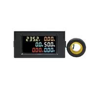 D69-2058 AC Power LCD Digital Voltage Current Power Voltmeter Ammeter KWH Panel Meter Consumption Monitors 100A MQXFCZUX(AC 40-300V)