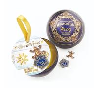 DÃ©coration de noÃ«l boule avec pin's grenouille en chocolat The Carat Shop Harry Potter Bleu 8,5 cm