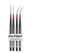 Da Vinci 1570 Serie170-175 Micro Nova Lot de 4 pinceaux aquarelle synthétiques NOVA n° 5/0, 10/0, 15/0, 20/0