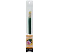 Da Vinci 5269 Lot de 5 pinceaux de Peinture synthétique pour Peinture à l'huile et Acrylique Série 8730 et 8740, Poils, Marron/Noir/Transparent., 30 x 30 x 30 cm