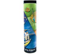 da Vinci, boîte à pinceaux en métal FIT Synthetics, avec Autocollant nominatif, boîte Cadeau, pinceaux Polyvalents, Loisirs créatifs, école, fabriqué en Allemagne, Tailles 0, 4, 8, 6, 10