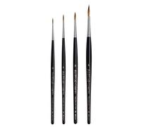 Da Vinci Maestro 35 Série Tobolsky-Kolinsky Lot de 4 pinceaux à poils de martre Taille 0 .1 .2 .4