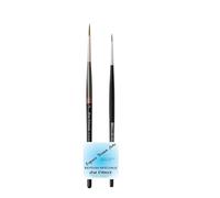 Da Vinci Pinceaux Miniature Maestro série 70 Rond Manche Court Kolinsky. Extra Long et Extra Pointu NO. 3 + 1 Pinceau