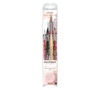 Pinselset Aquarelle urbaine 4er-Set