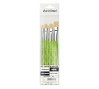 da Vinci, Synthetic Bristle Set, série 379, Set de pinceaux, pinceaux universels, pour Tous Les travaux, l'huile et Acrylique, Loisirs, école, fabriqué en Allemagne, Tailles 2, 4, 6, 8, 10, 12, 16