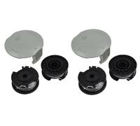 Daaxing Bobine et couvercle pour débroussailleuse Bosch Easy Grass Cut 23 26 18 18-230 18-260 18-26 F016800569 F016800385 F016F05320, bobine de fil de 1,6 mm pour débroussailleuse Bosch (4 bobines de